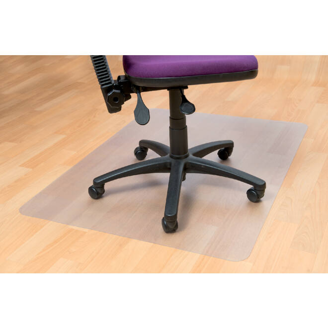 Stoelmat Floortex PVC 120x90cm voor harde vloeren
