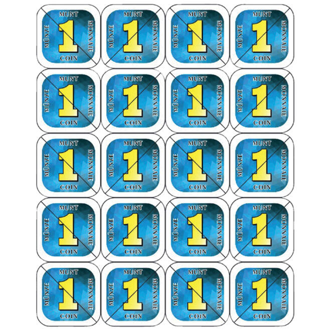 Consumptie breekmunten Combicraft 200st blauw