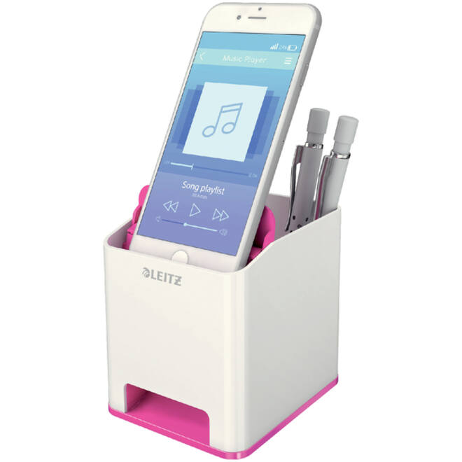 Pennenhouder Leitz WOW wit/roze