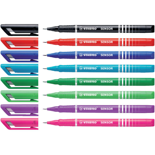 Fineliner STABILO Sensor 189/46 fijn zwart