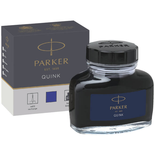 Vulpeninkt Parker Quink permanent 57ml blauw