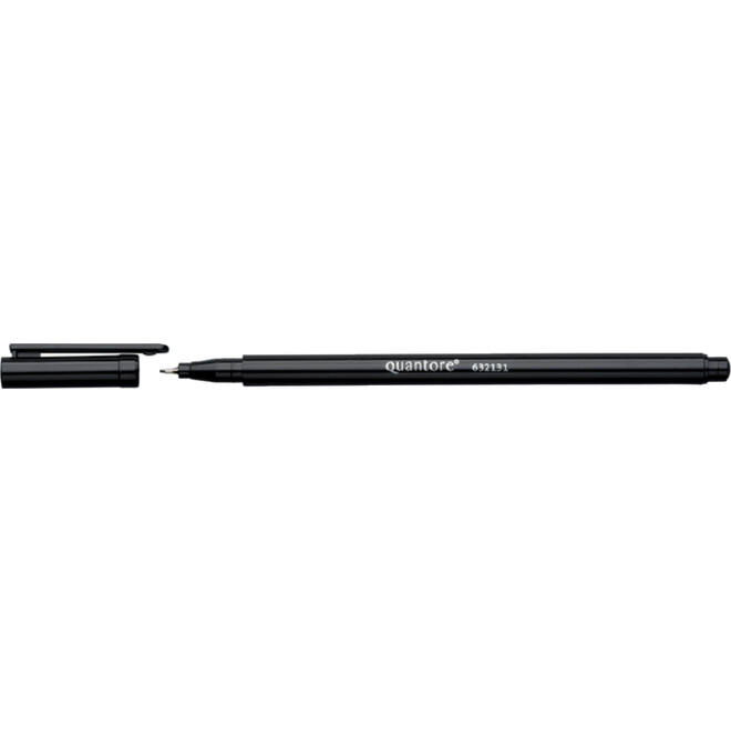 Fineliner Quantore zwart 0.4mm