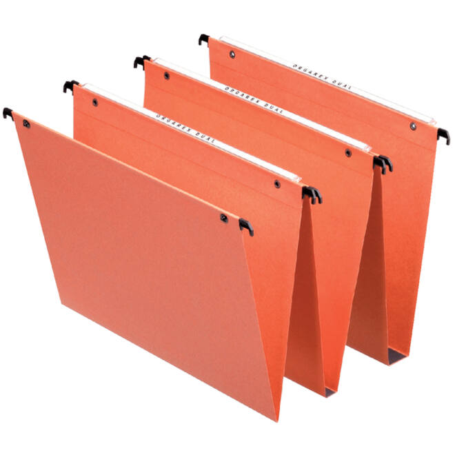Hangmap Esselte Orgarex dual 345x245 verticaal oranje