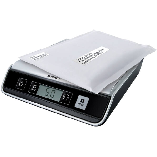 Pakketweger Dymo M10 digitaal tot 10 kilogram zilver/zwart