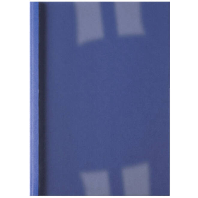 Thermische omslag GBC A4 3mm linnen donkerblauw 100stuks