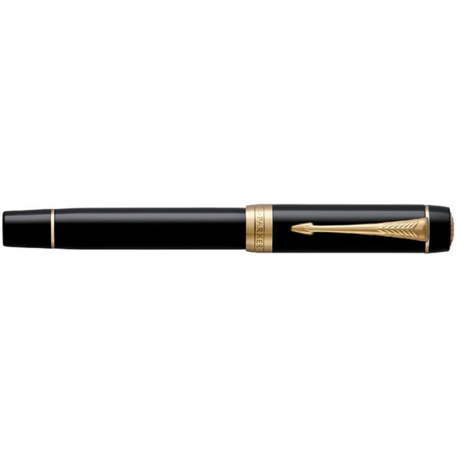 Vulpen Parker Duofold Classic black 18k GT fijn