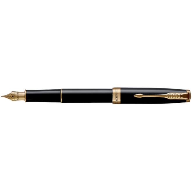 Vulpen Parker Sonnet black lacquer GT fijn