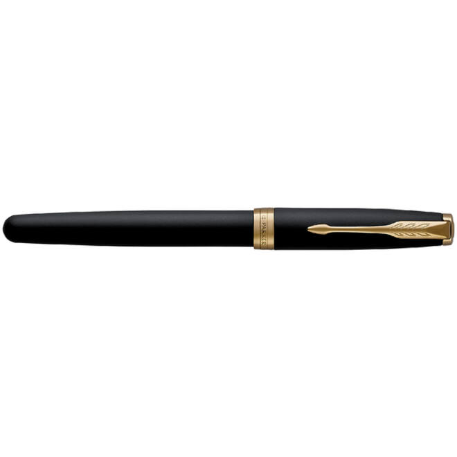 Vulpen Parker Sonnet matte black lacquer GT medium