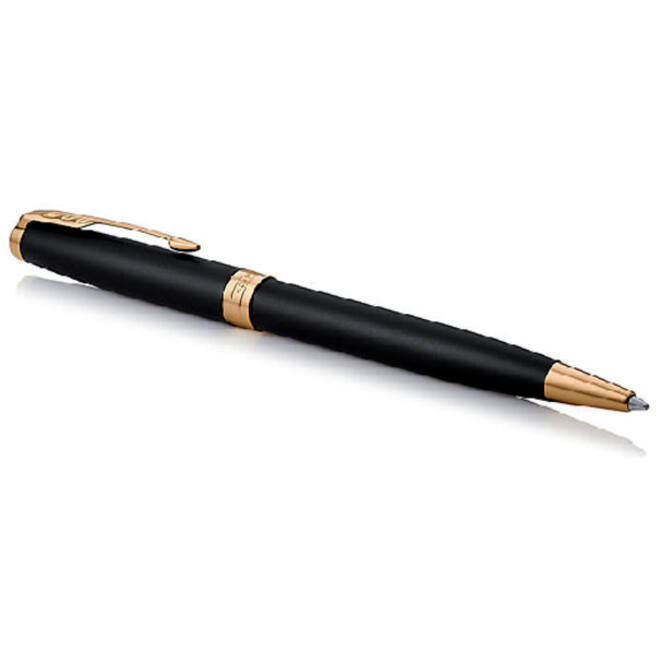 Balpen Parker Sonnet matte black lacquer GT medium
