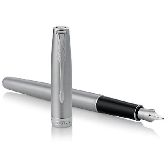 Vulpen Parker Sonnet stainless steel CT fijn