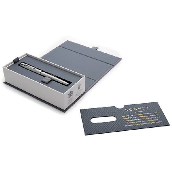 Vulpen Parker Sonnet stainless steel CT fijn