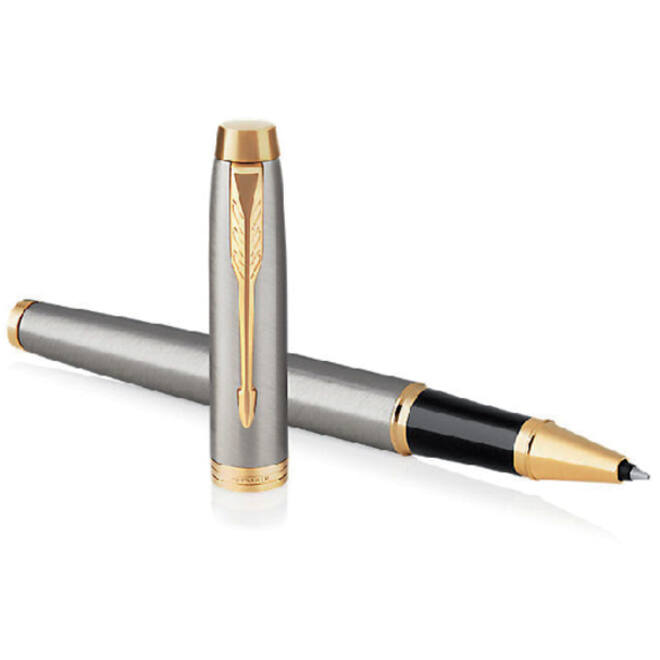 Rollerpen Parker IM brushed metal GT fijn