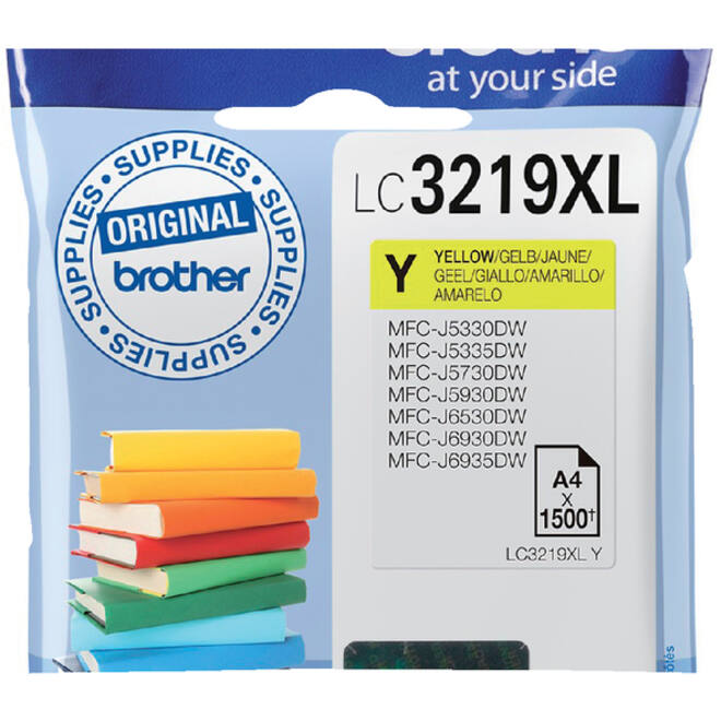 Inktcartridge Brother LC-3219XLY geel