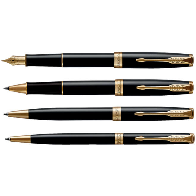 Balpen Parker Sonnet black lacquer GT medium
