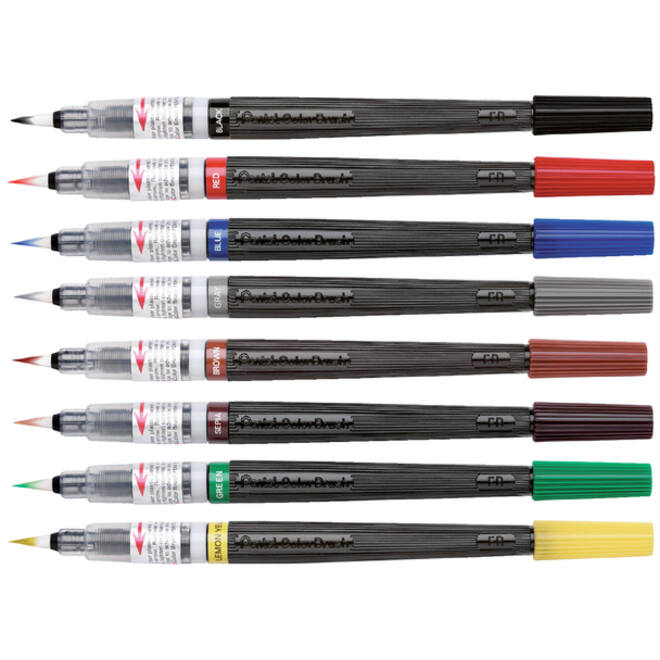 Brushpen Pentel XGFL-101X zwart