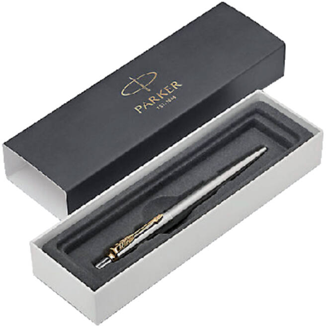 Balpen Parker Jotter stainless steel GT medium