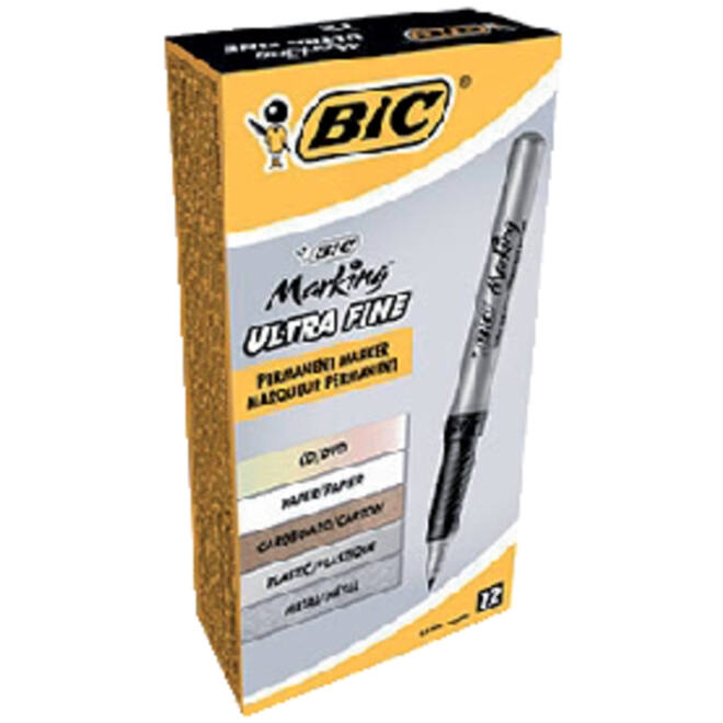 CD marker Bic ultra fijn zwart