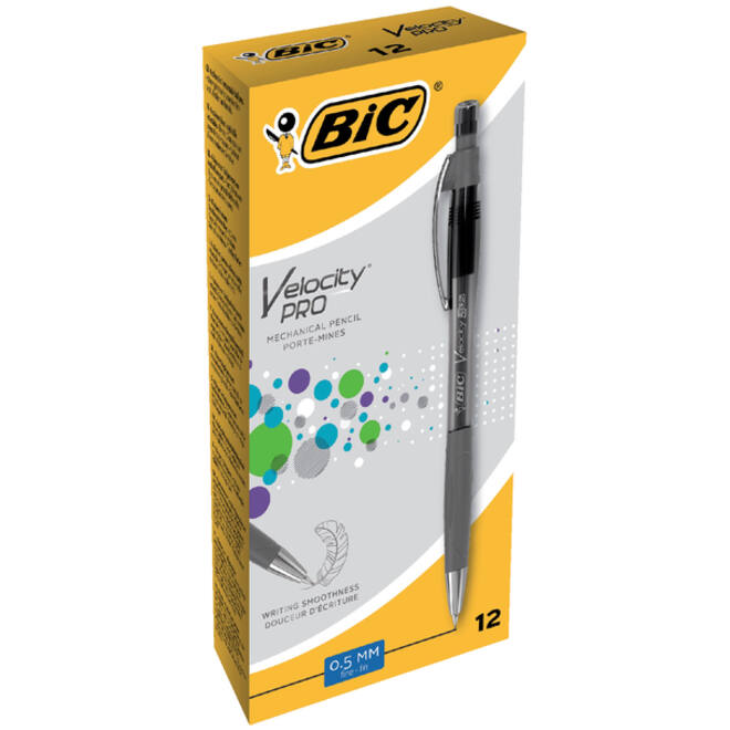 Vulpotlood Bic Velocity Pro HB 0.5mm grijs