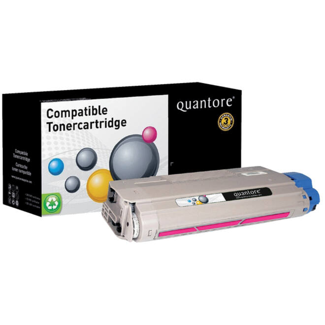 Toner Quantore alternatief tbv Oki 44318606 rood