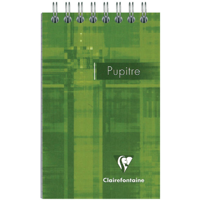 Notitieboek Clairefontaine Puptire 75x120mm spiraal lijn