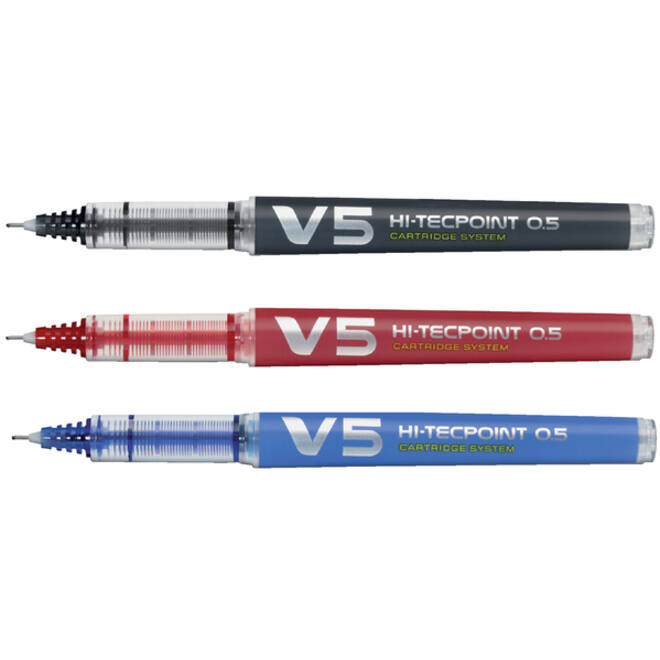 Rollerpen PILOT Begreen Hi-Tecpoint V5 fijn blauw