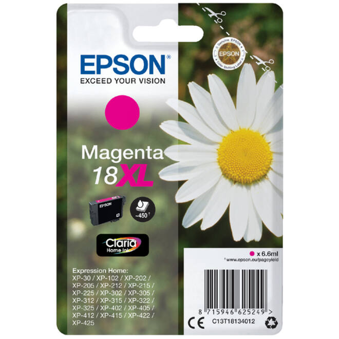 Inktcartridge Epson 18XL T1813 rood