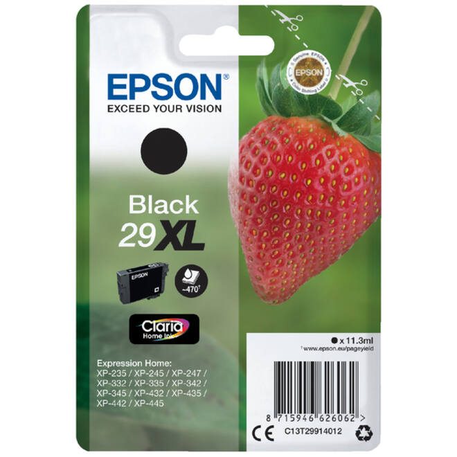 Inktcartridge Epson 29XL T2991 zwart