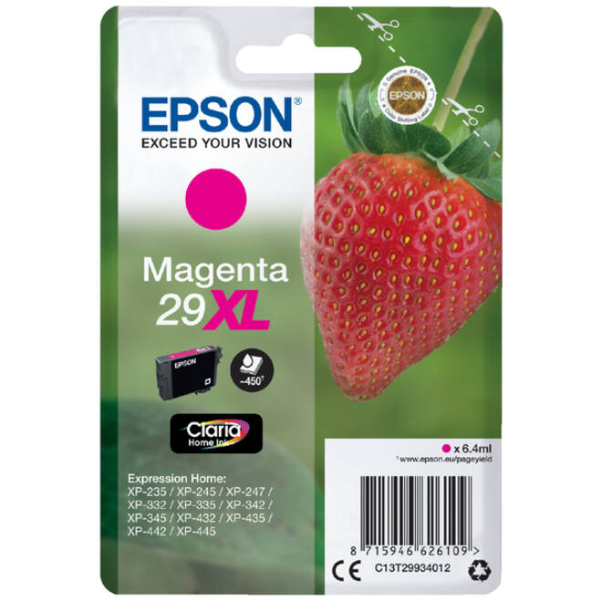 Inktcartridge Epson 29XL T2993 rood