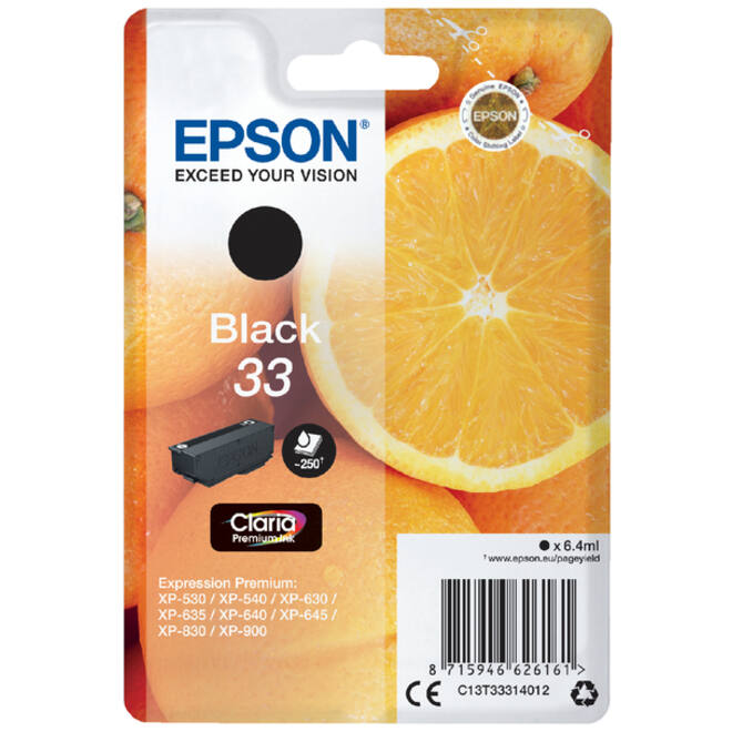 Inktcartridge Epson 33 T3331 zwart