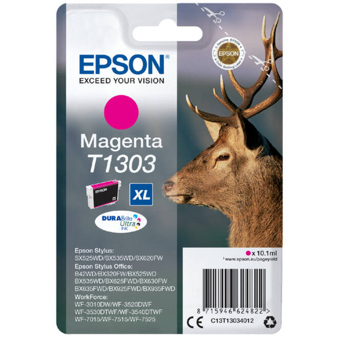 Inktcartridge Epson T1303 rood