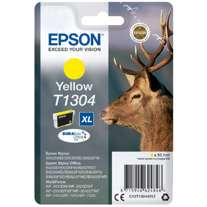 Inktcartridge Epson T1304 geel