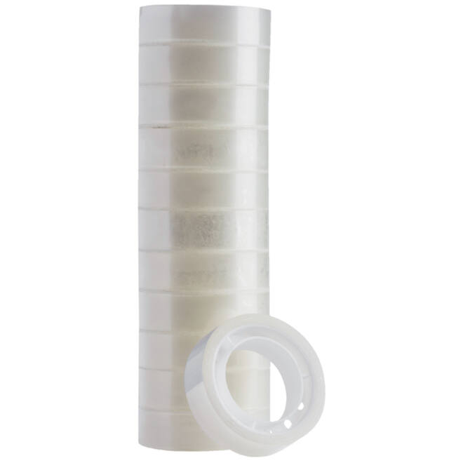 Plakband Quantore 12mmx10m transparant