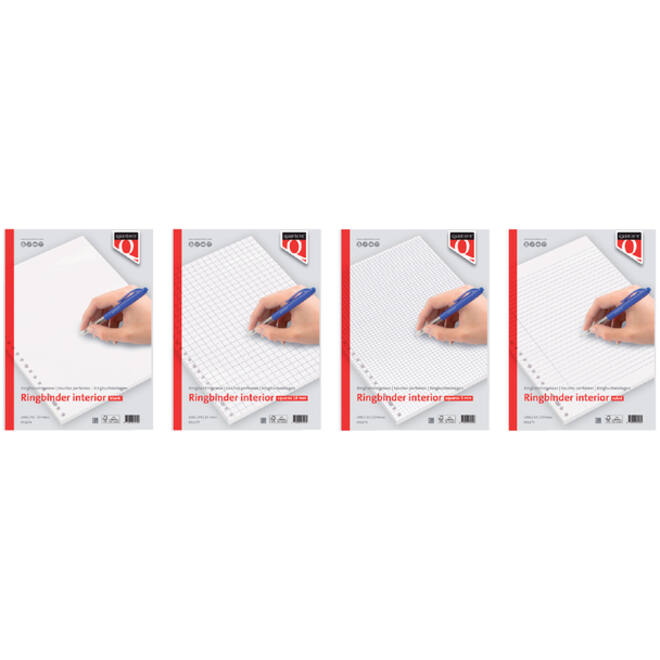 Interieur Quantore A4 23-gaats ruit 5mm 100vel