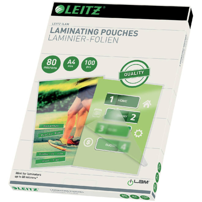 Lamineerhoes Leitz iLAM A4 2x80micron EVA 100stuks