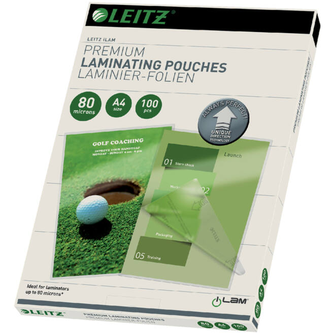 Lamineerhoes Leitz iLAM A4 2x80micron 100stuks