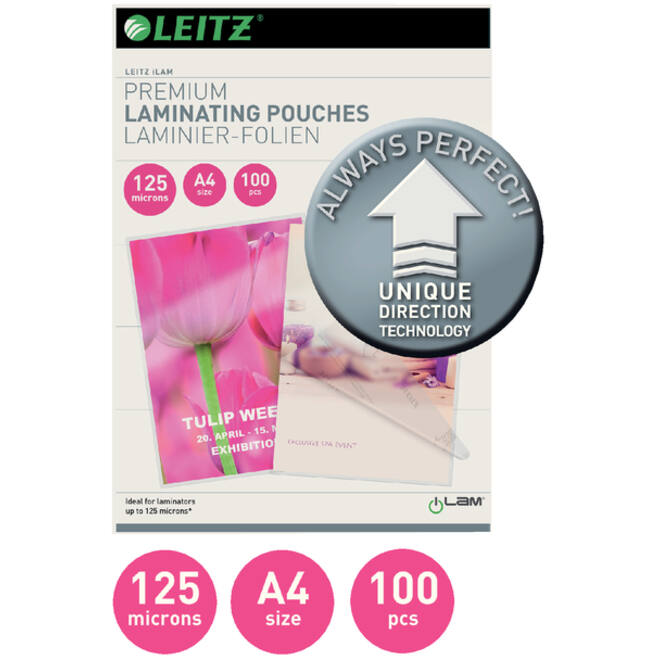Lamineerhoes Leitz iLAM A4 2x125micron 100stuks