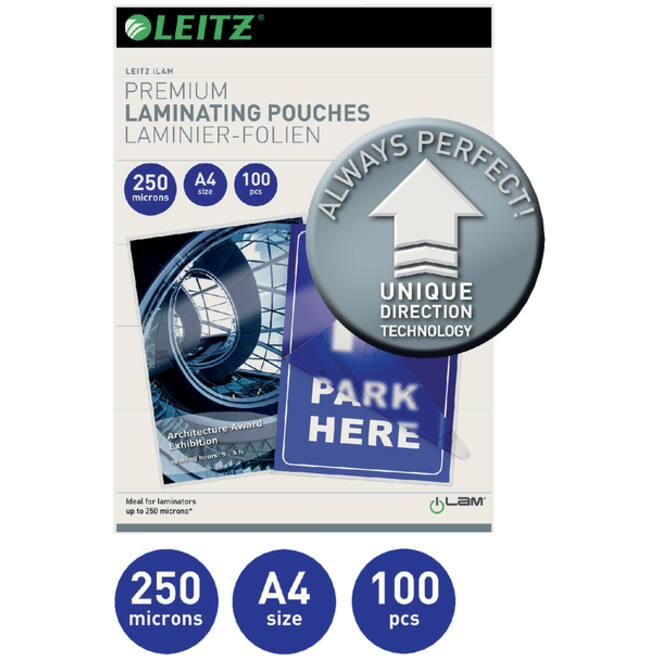 Lamineerhoes Leitz iLAM A4 2x250micron 100stuks
