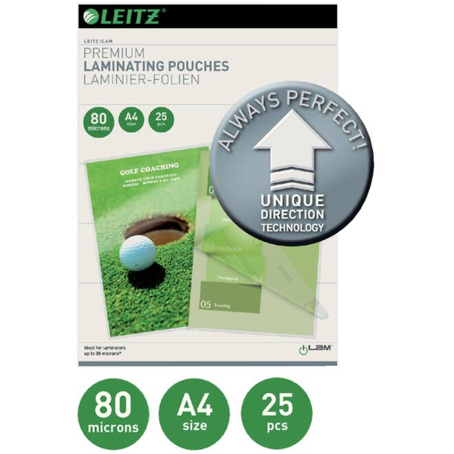 Lamineerhoes Leitz iLAM A4 2x80micron 25stuks