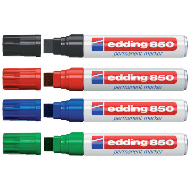 Viltstift edding 850 blok 5-16mm groen