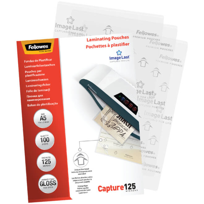 Lamineerhoes Fellowes A5 2x125micron glans 100stuks