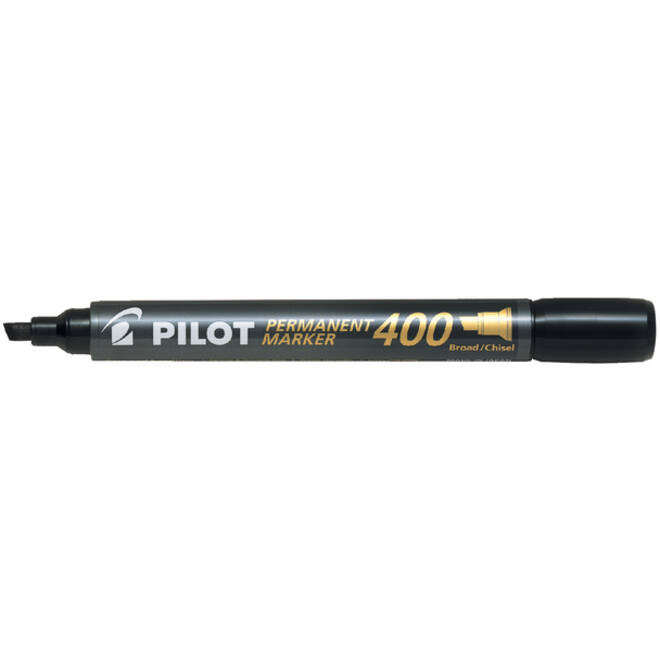 Viltstift PILOT 400 schuin breed zwart