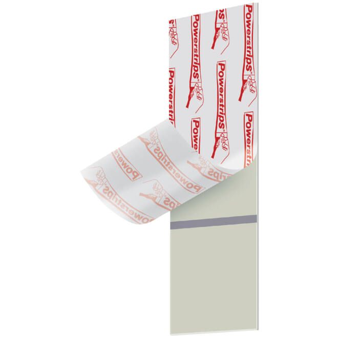 Kleefstrips tesa® behang & pleisterwerk 0,5kg wit 9 stuks
