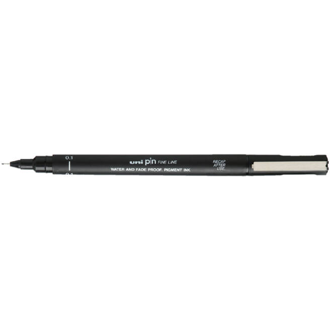 Fineliner Uni-ball Pin 0.1mm zwart
