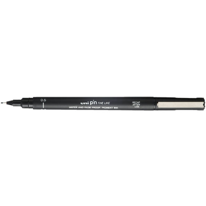 Fineliner Uni-ball Pin 0.5mm zwart