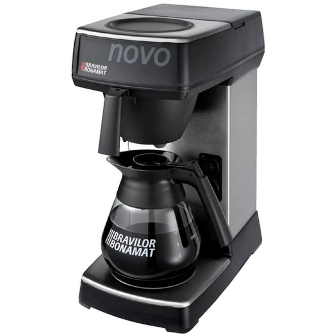 Koffiezetapparaat Bravilor Novo inclusief glazen kan