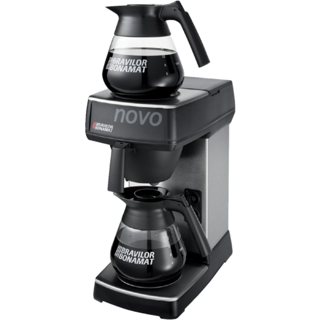 Koffiezetapparaat Bravilor Novo inclusief glazen kan