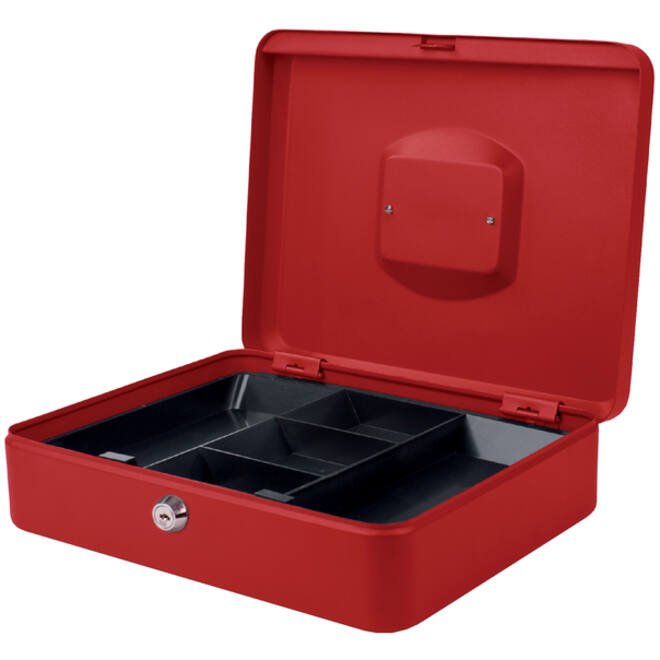 Geldkist Pavo 300x240x90mm rood