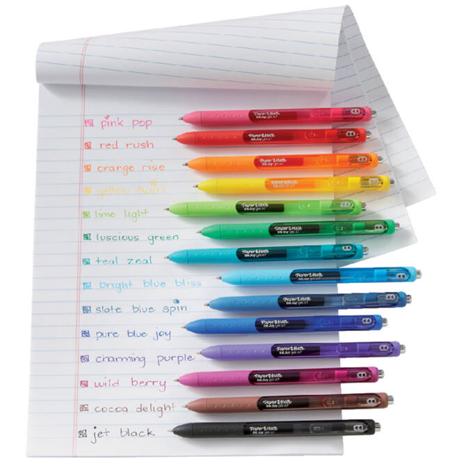 Gelschrijver Paper Mate Inkjoy medium blauw