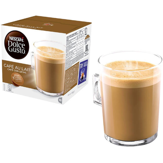 Koffiecups Dolce Gusto Cafe au Lait 16 stuks