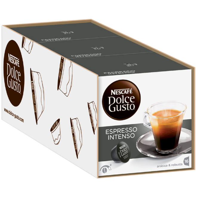Koffiecups Dolce Gusto Espresso Intenso 16 stuks